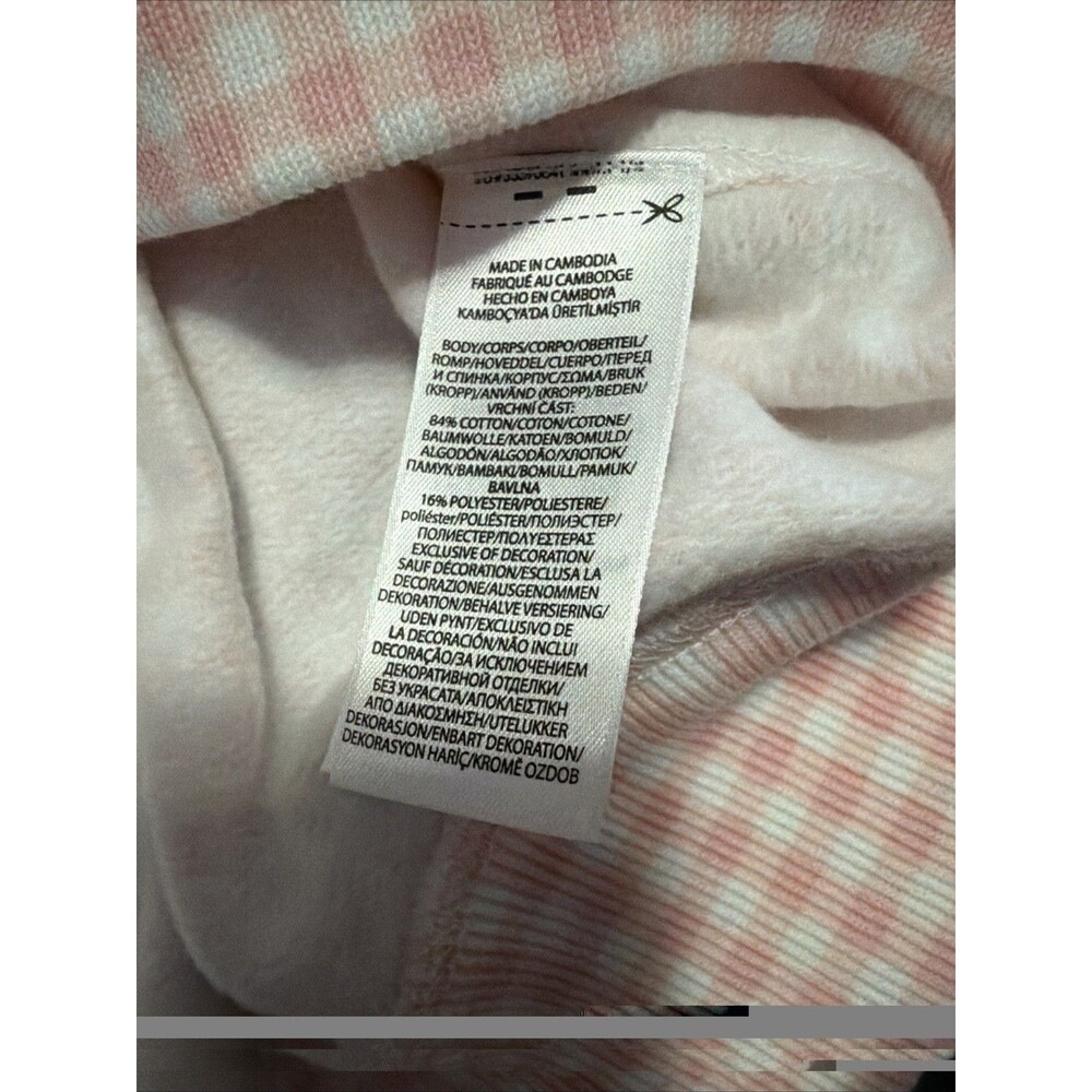 2XL Polo Ralph Lauren Gingham Fleece Sweatshirt Pink White - Picture 5 of 13